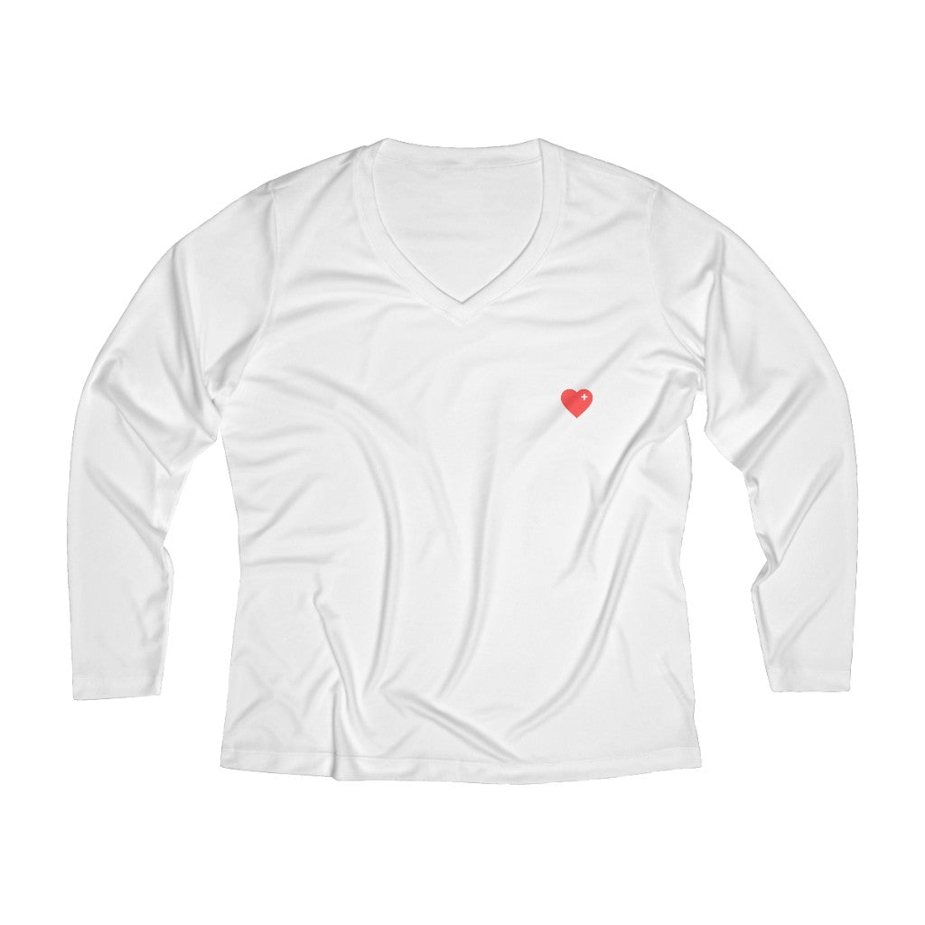 Women's Long Sleeve Performance V-neck Tee