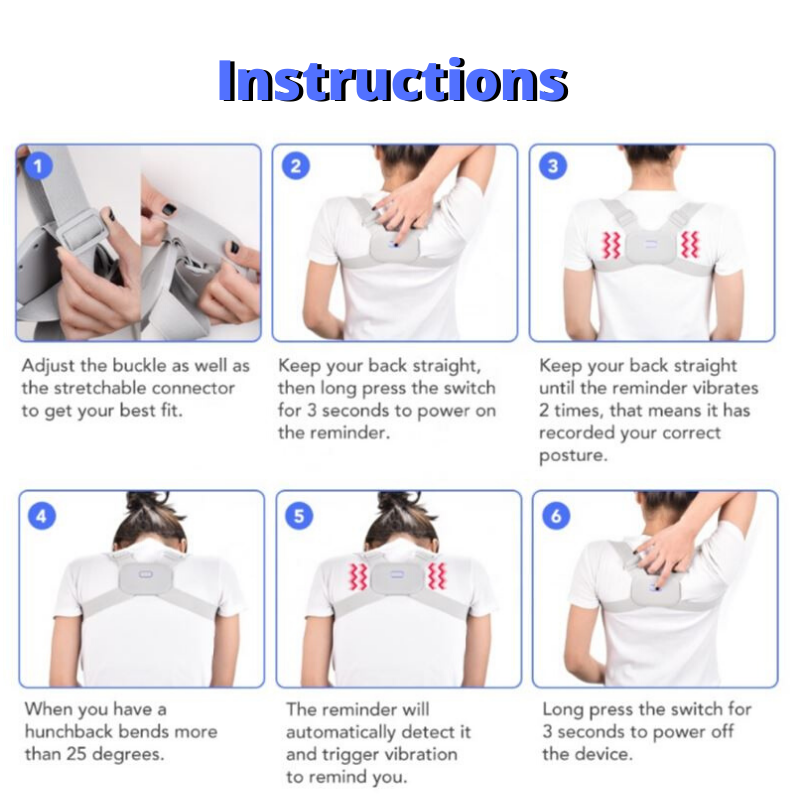 Smart Posture Corrector - Healthease